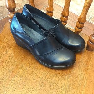 Dansko Rosaline Wedge Clogs